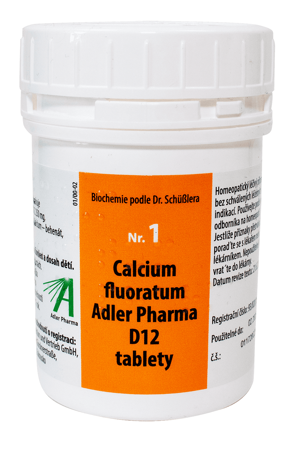 ADLER PHARMA Calcium fluoratum D12 1000 tabliet
