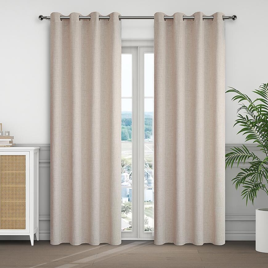 Záves na priechodkách KSENIA YC11867/280G/3/140x250 béžový