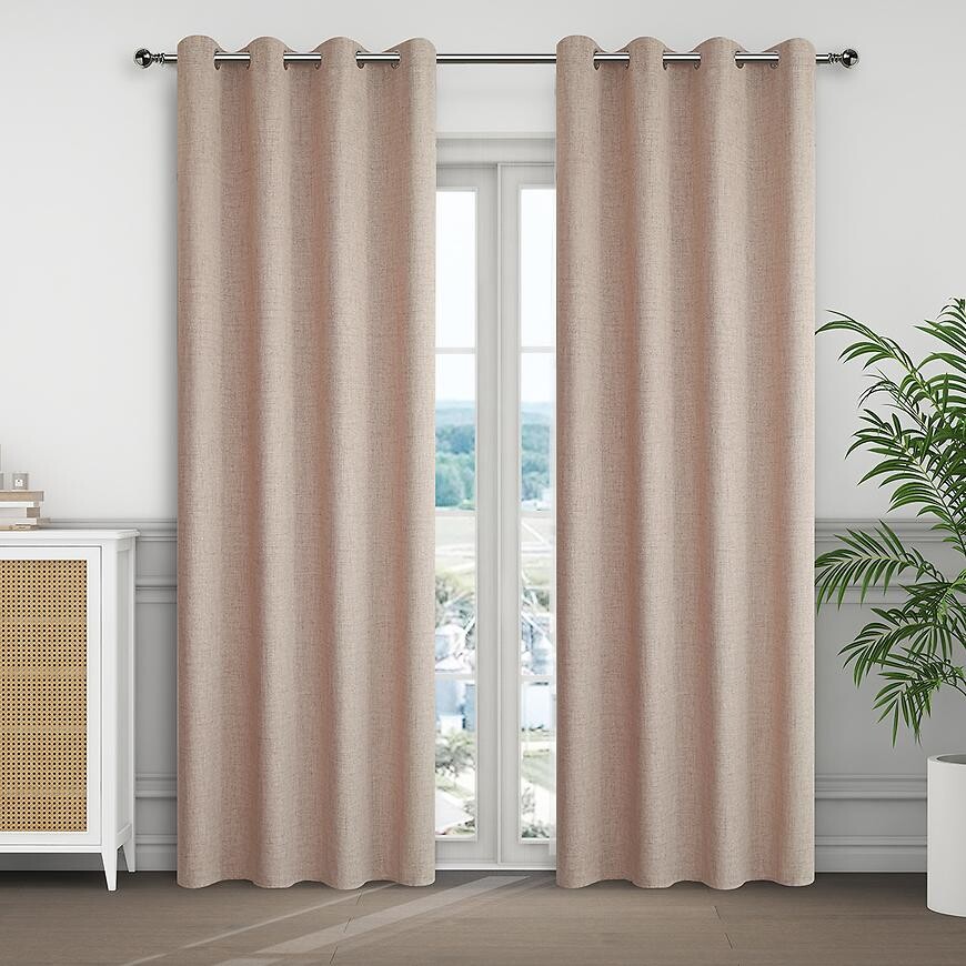 Záves na priechodkách KSENIA YC11867/280G/7/140x250 hnedý