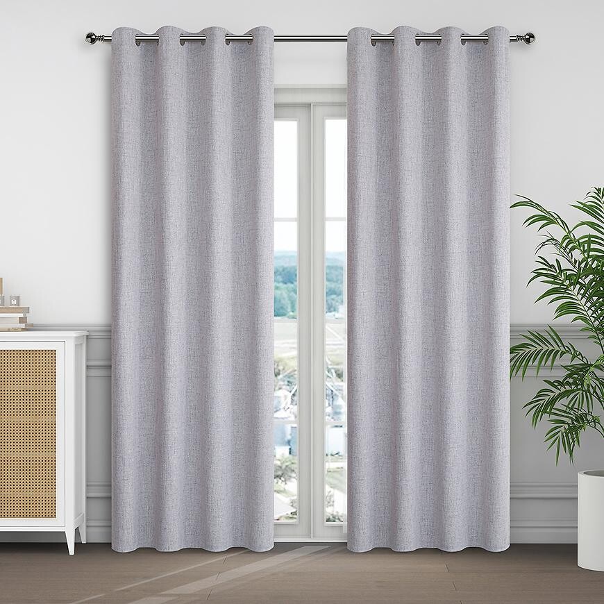 Záves na priechodkách KSENIA YC11867/280G/21/140x250 sivý