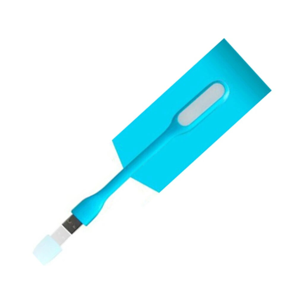 Ohybná USB lampička - modrá
