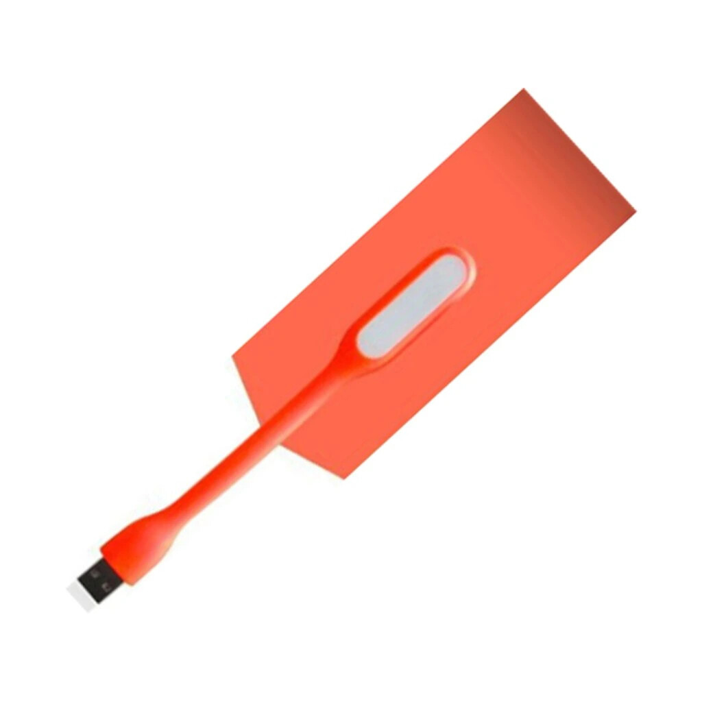 Ohybná USB lampička - oranžová