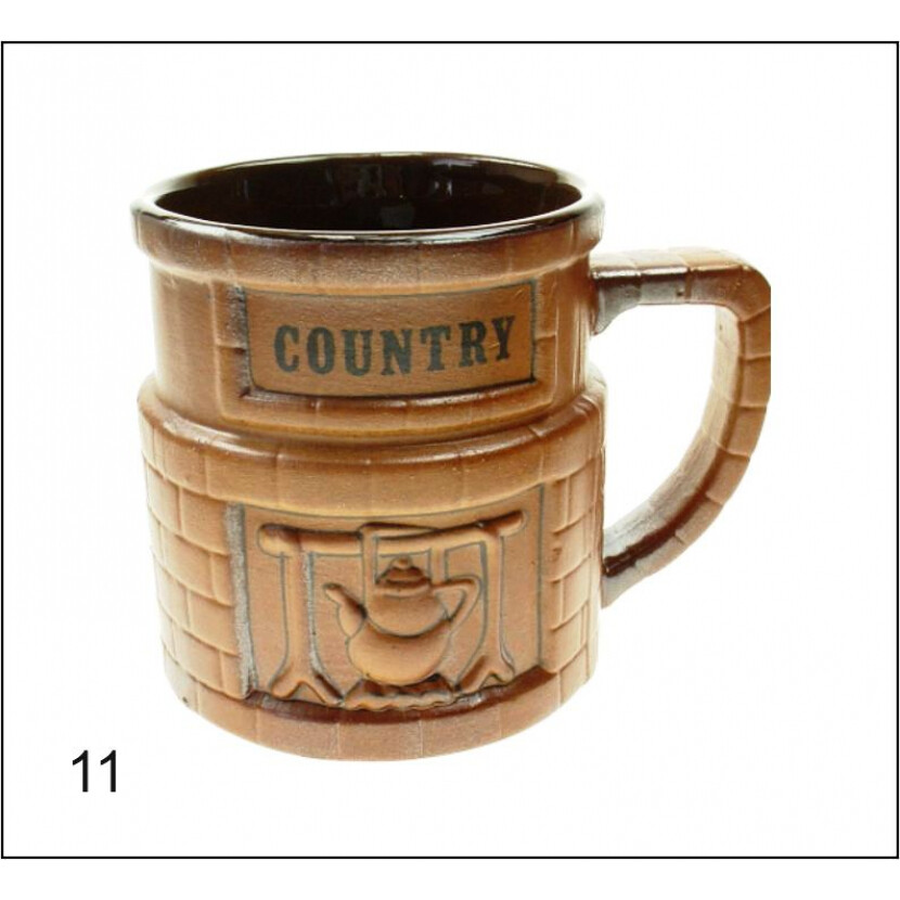 Korbel (hrnček) Erevan Country 11 - hnedý