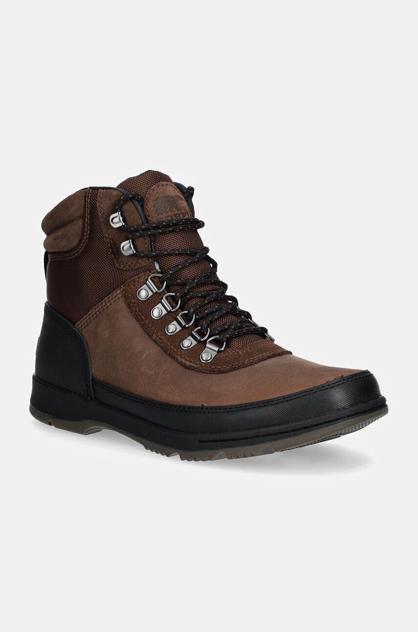 Topánky Sorel ANKENY II HIKER PLUS WP pánske, hnedá farba, 2084841256