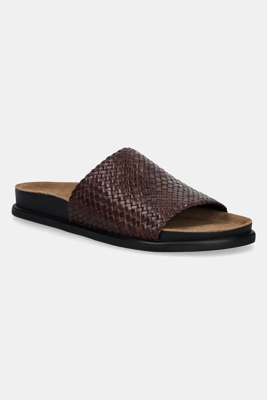 Kožené šľapky Vagabond Shoemakers EFFIE dámske, hnedá farba, 5922-125-35