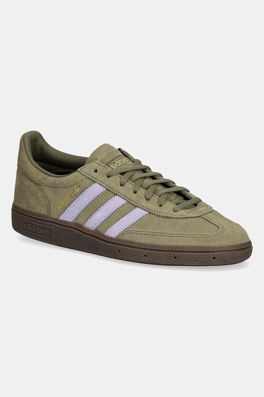 Semišové tenisky adidas Originals Handball Spezial zelená farba, JI2650