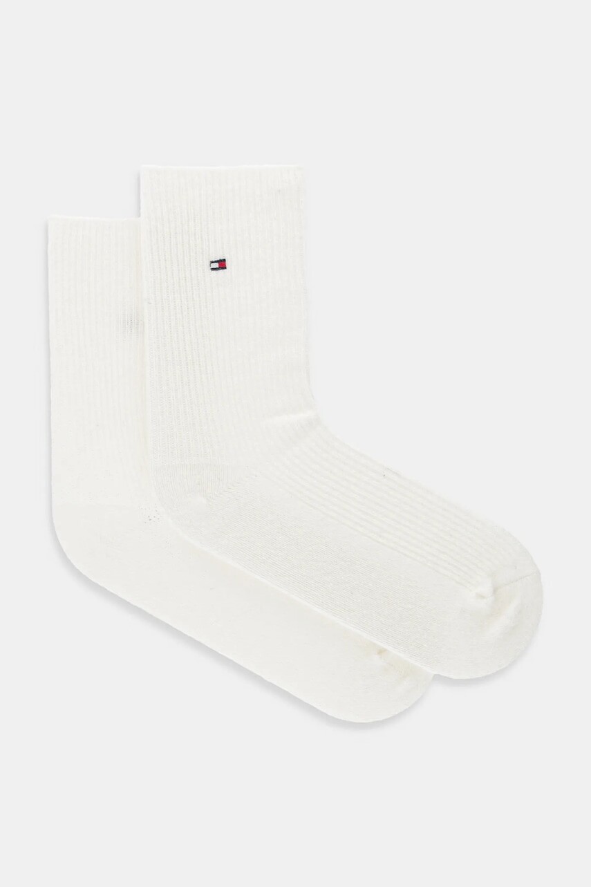 Ponožky Tommy Hilfiger biela farba, 701236465