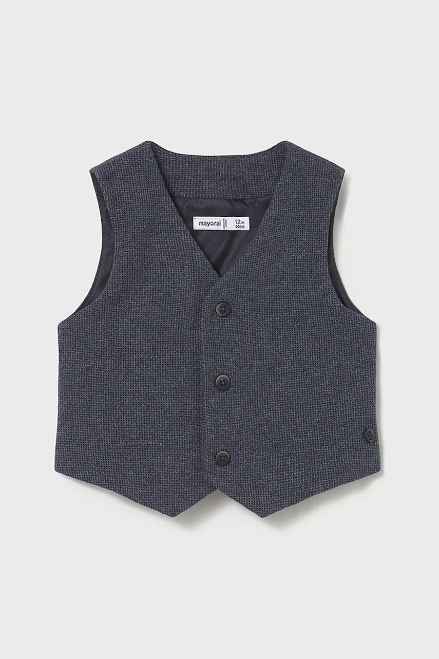 Detská vesta Mayoral tmavomodrá farba, 2349