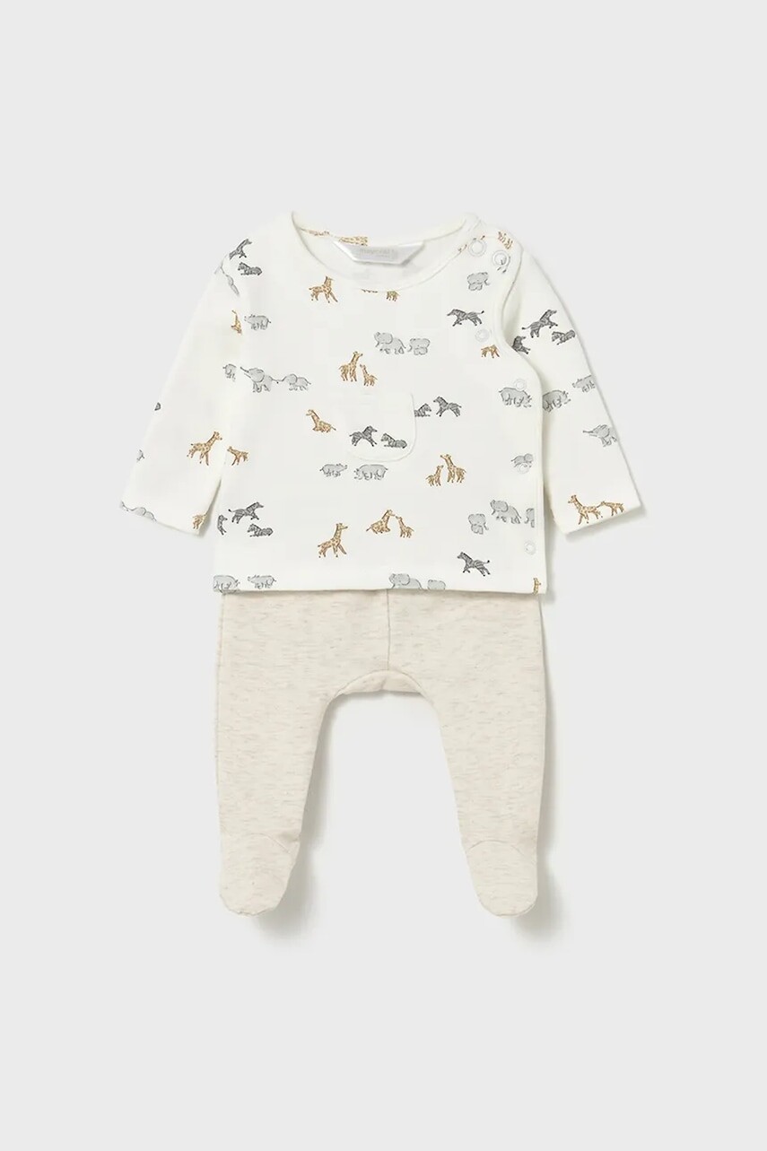 Sada pre bábätká Mayoral Newborn 2-pak béžová farba, 2567