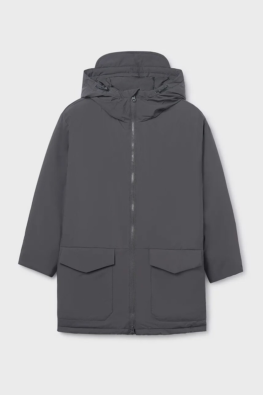 Detská bunda Mayoral čierna farba, 7415