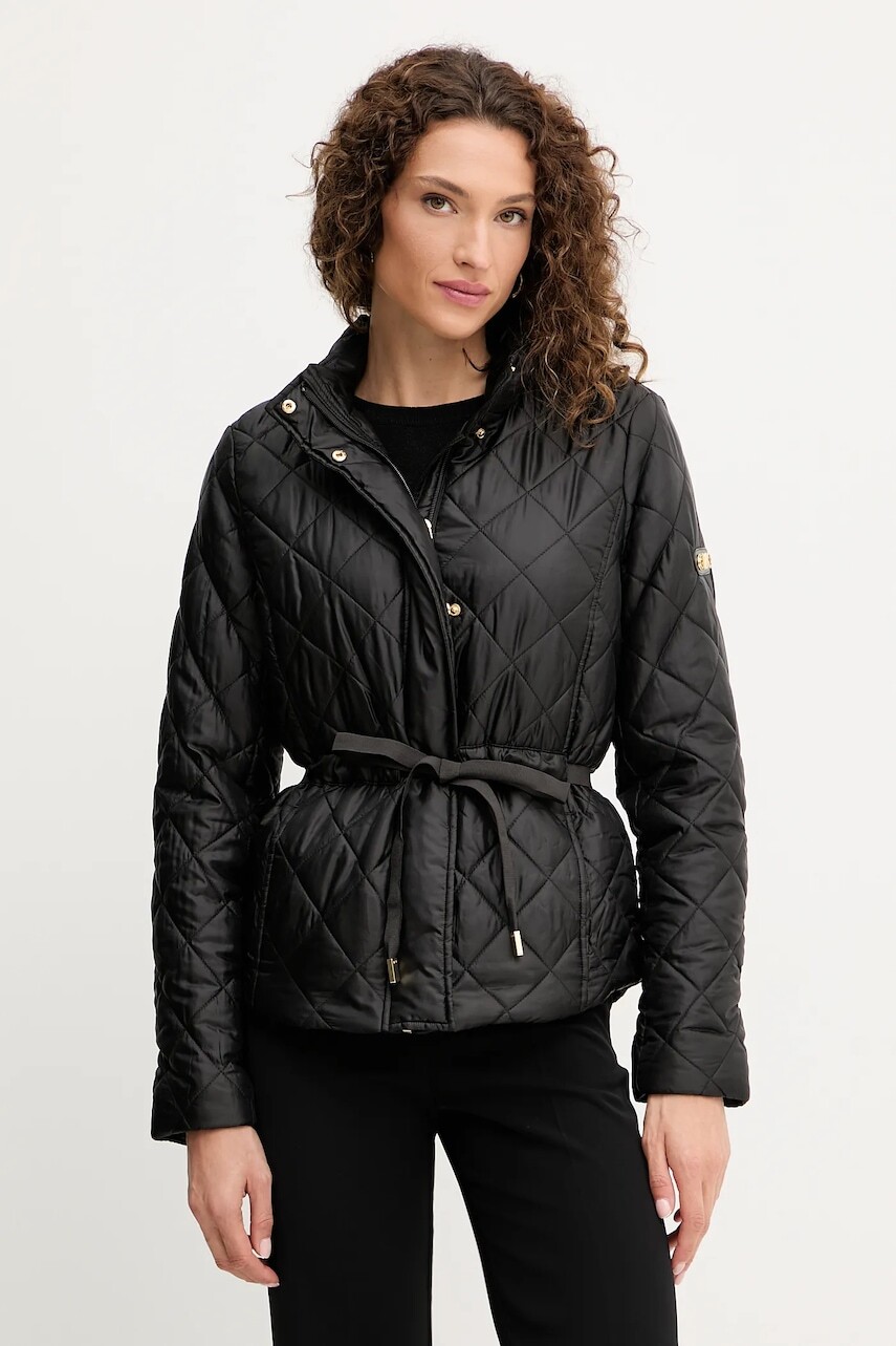 Bunda MICHAEL Michael Kors čierna farba, prechodná, MT520IB3SB
