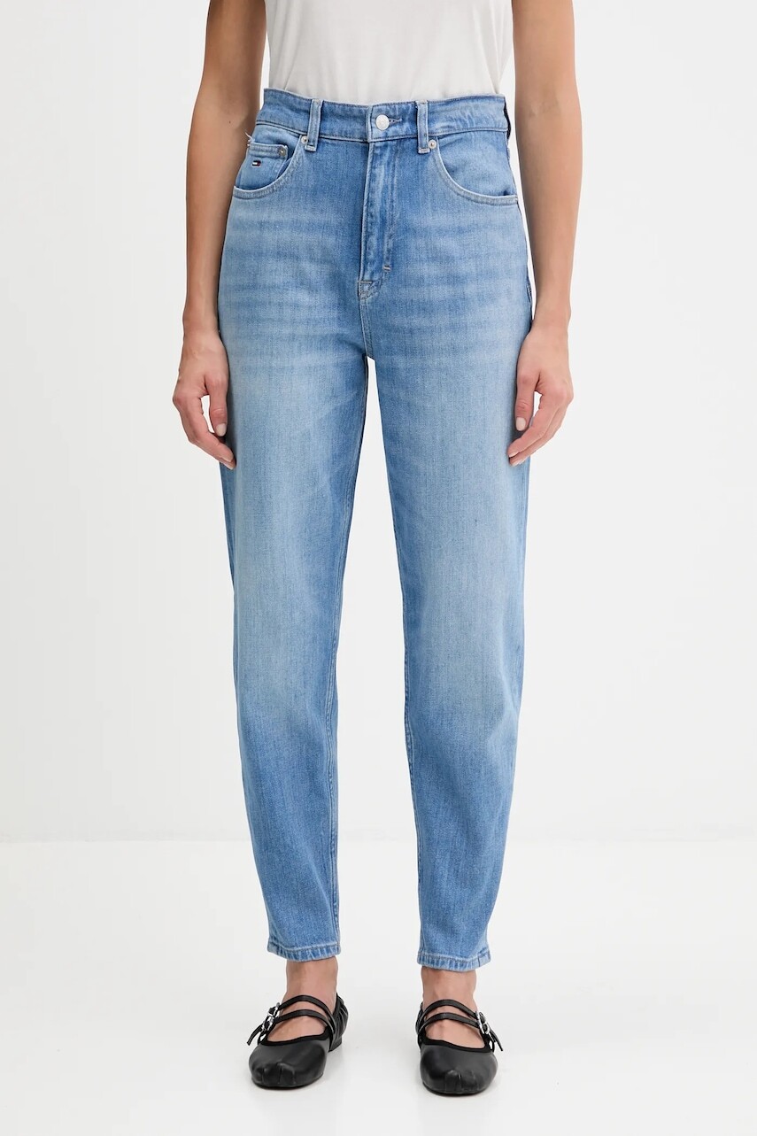 Rifle Tommy Jeans vysoký pás, DW0DW21816