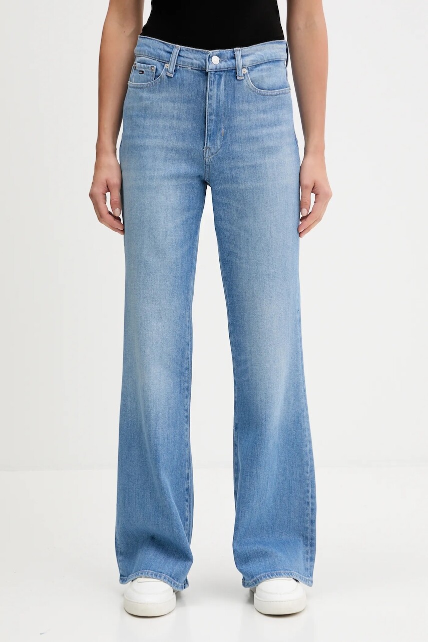 Rifle Tommy Jeans vysoký pás, DW0DW22146