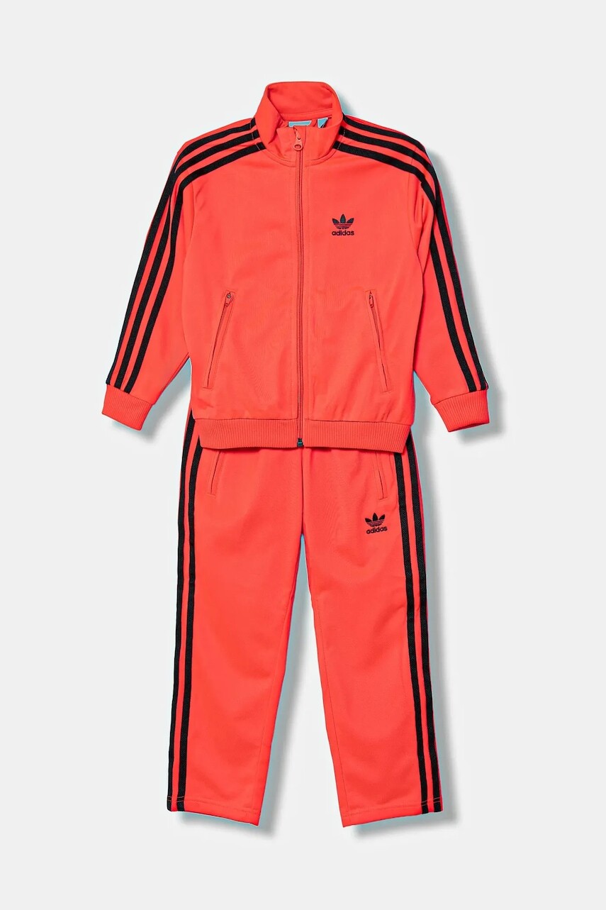 Detská tepláková súprava adidas Originals červená farba, JY1146