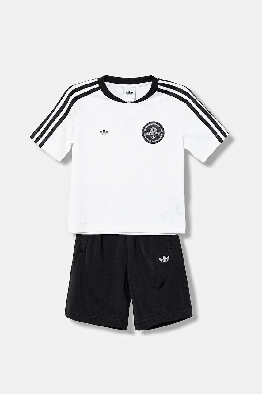 Detská súprava adidas Originals biela farba, JV7667