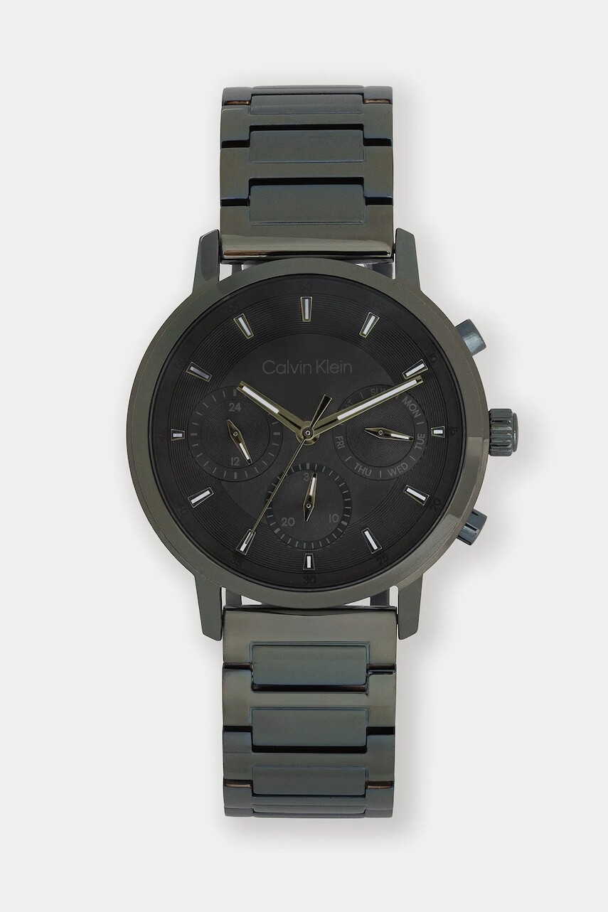 Hodinky Calvin Klein pánske, zelená farba, 25200494