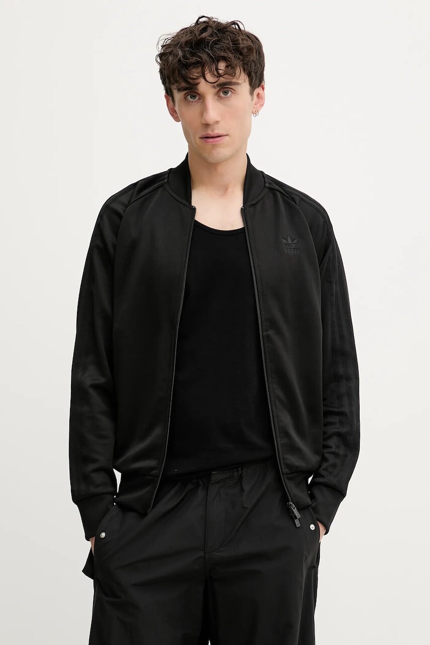 Mikina adidas Originals Sst Tt čierna farba, s nášivkou, JY1290