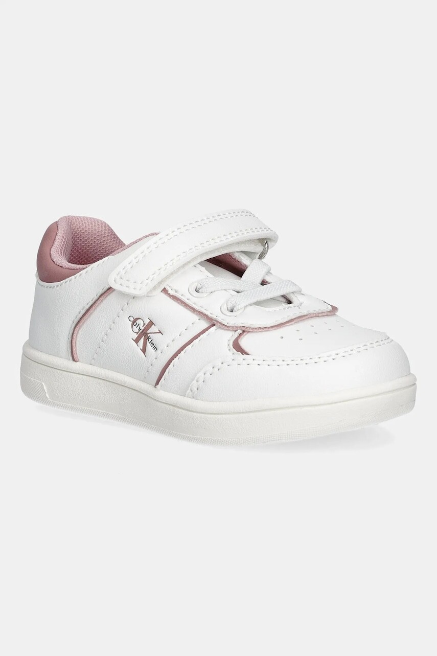 Detské tenisky Calvin Klein Jeans biela farba, V1A9-83082