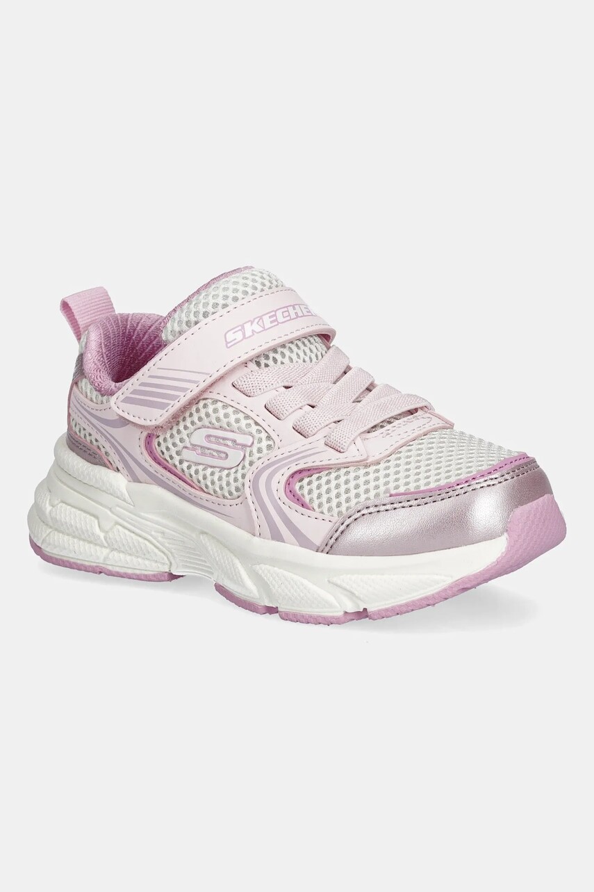 Detské tenisky Skechers RETRO-GRAPH ružová farba, 303692L