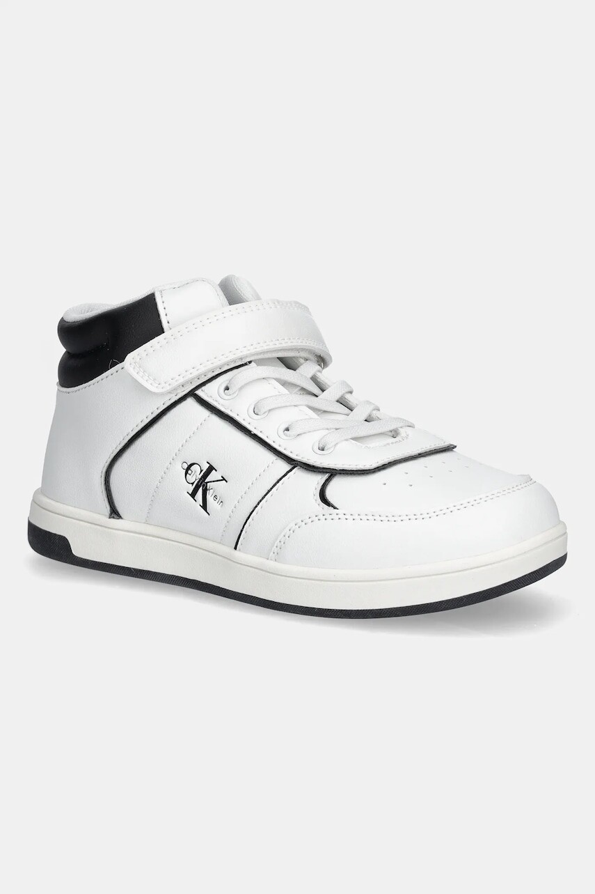 Detské tenisky Calvin Klein Jeans biela farba, V1X9-83150