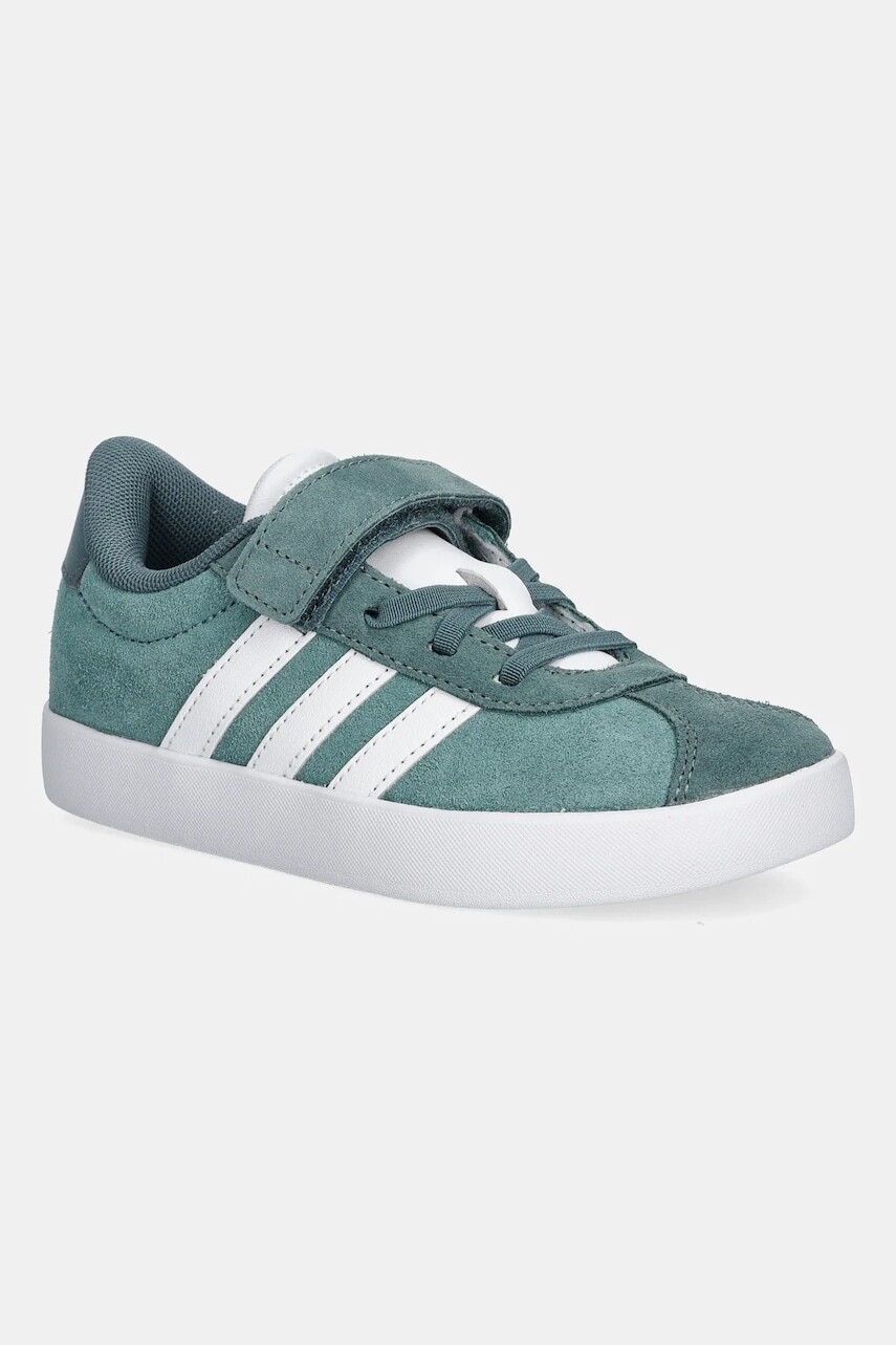 Detské tenisky adidas VL COURT 3.0 zelená farba, JP7830