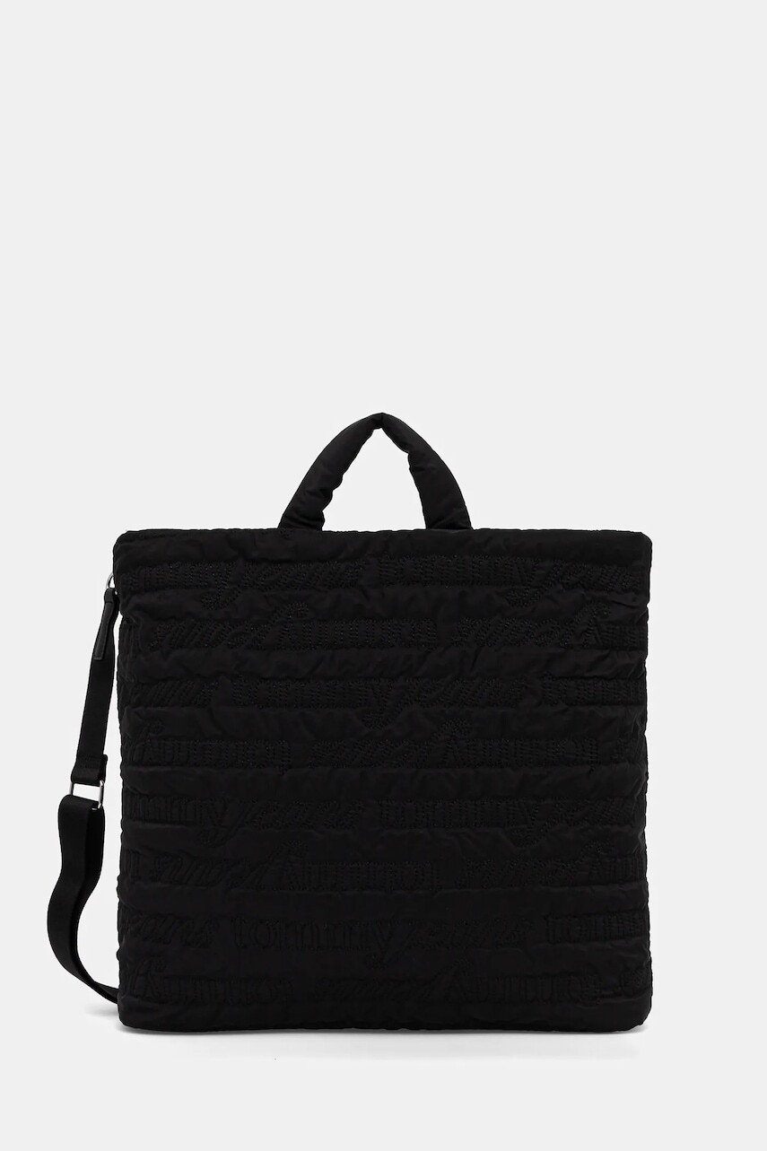 Kabelka Tommy Jeans čierna farba, AW0AW17881