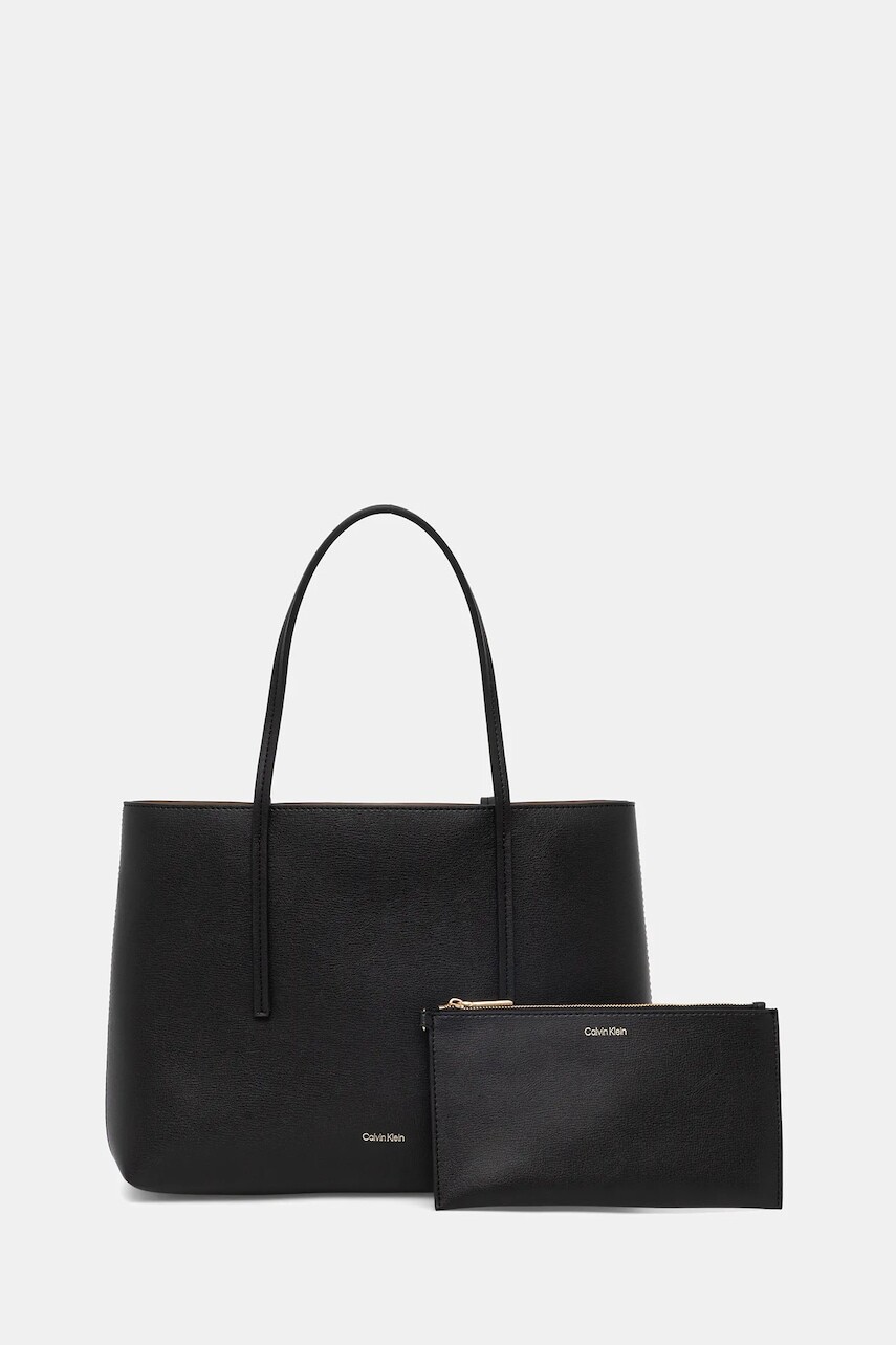 Kabelka Calvin Klein čierna farba, LV04F3275G