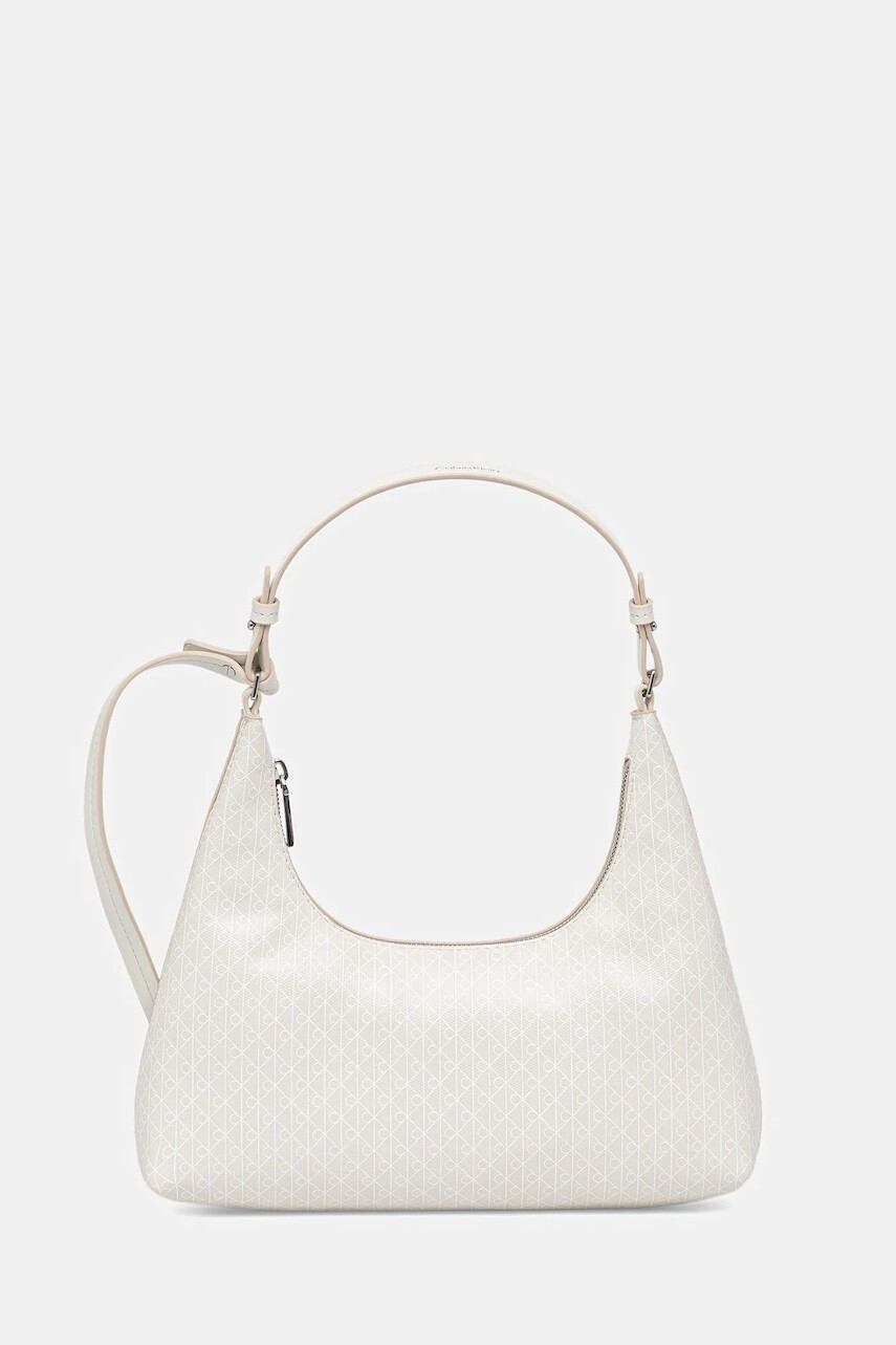 Kabelka Calvin Klein béžová farba, LV04F3298G