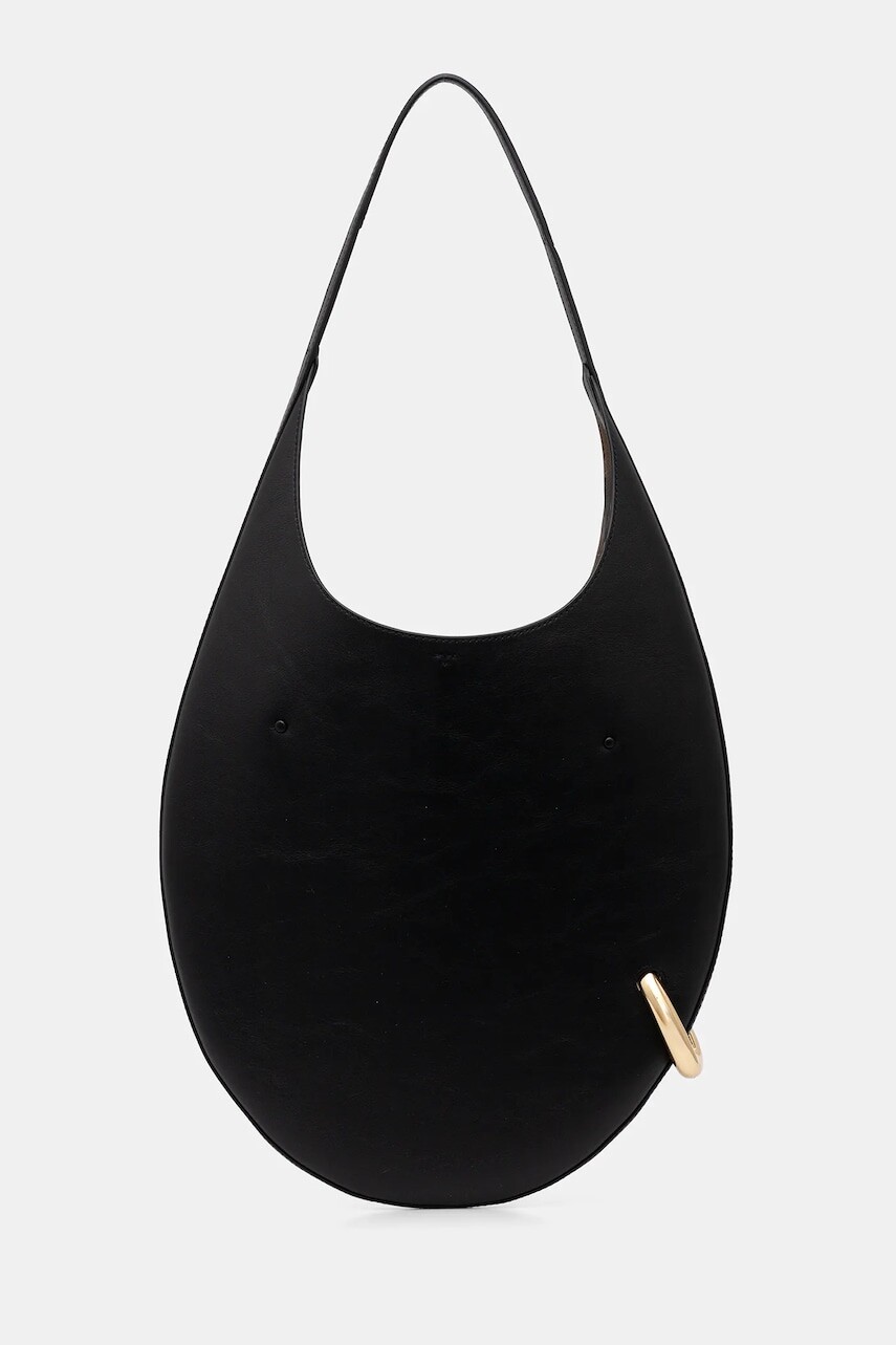 Kabelka Tory Burch Pierced Bag čierna farba, 169181.002