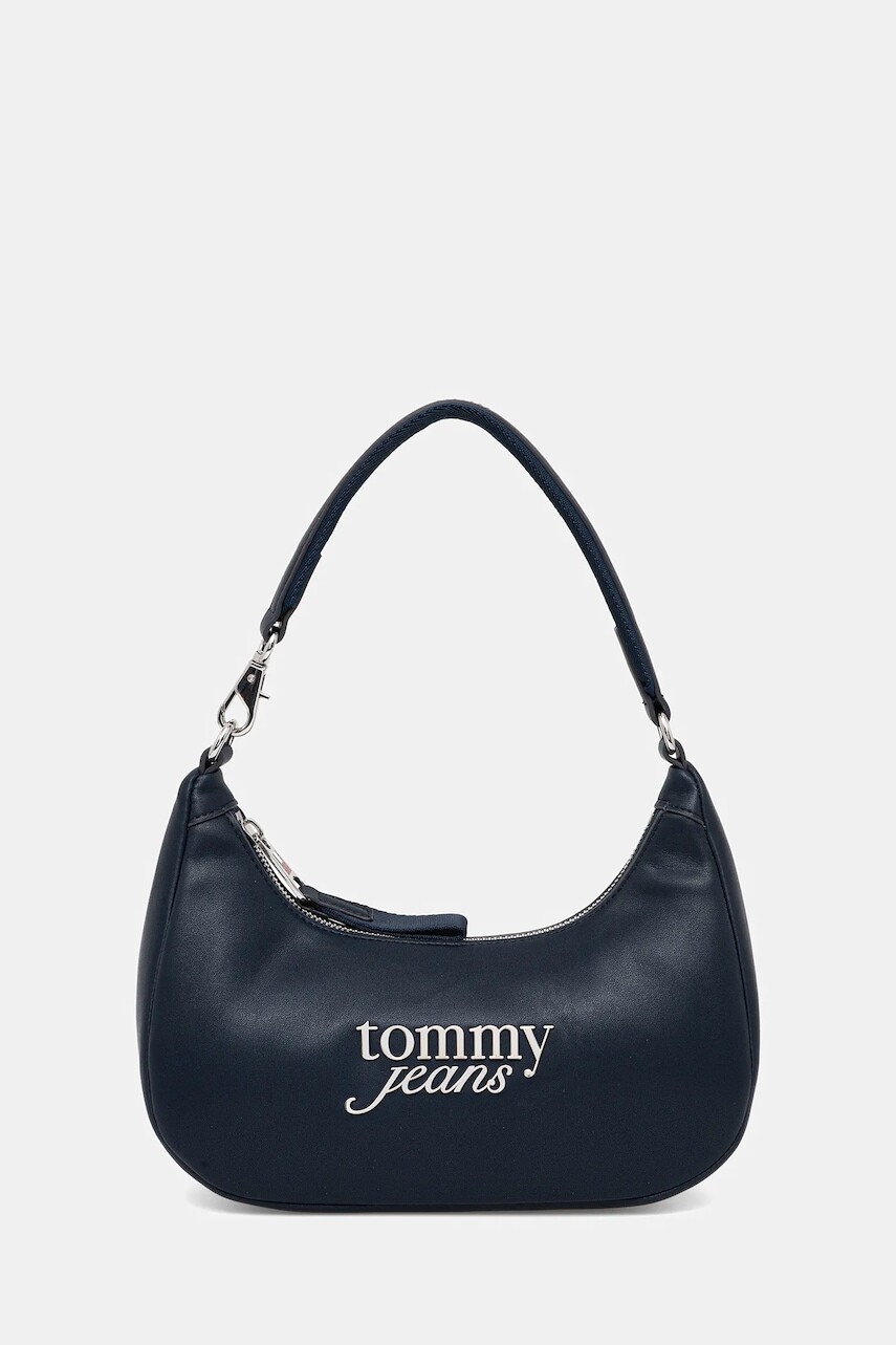 Kabelka Tommy Jeans tmavomodrá farba, AW0AW17895