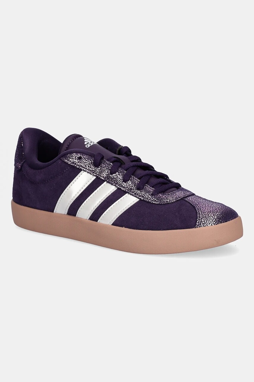 Detské tenisky adidas VL COURT 3.0 fialová farba, JS3485