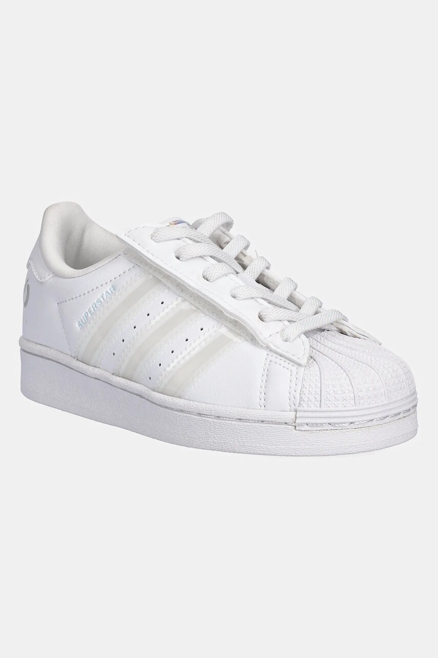 Detské tenisky adidas Originals SUPERSTAR LED LIGHTS biela farba, JQ6419
