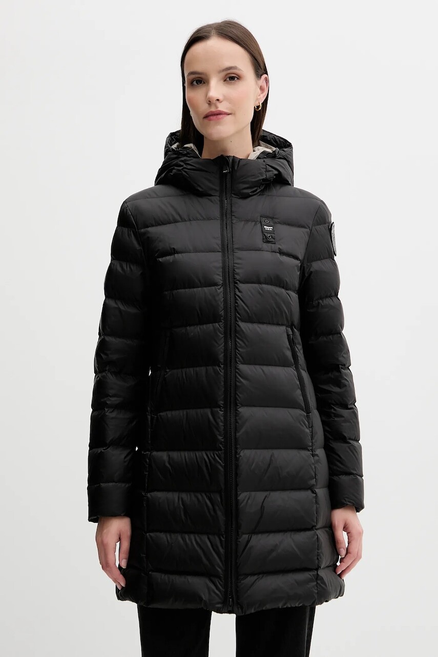 Páperová bunda Blauer AGNES čierna farba, zimná, BLDK03102