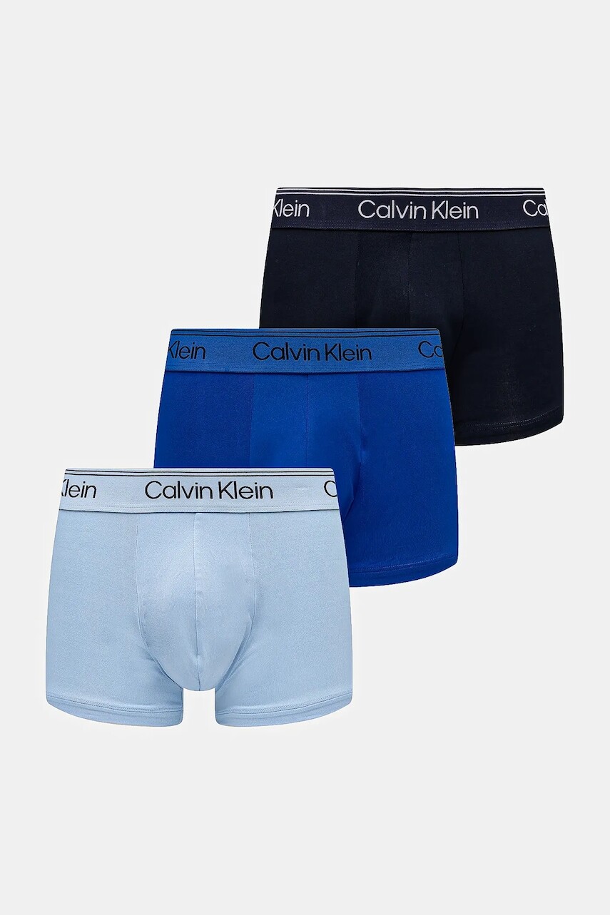 Boxerky Calvin Klein Underwear 3-pak modrá farba, LV00NB4409