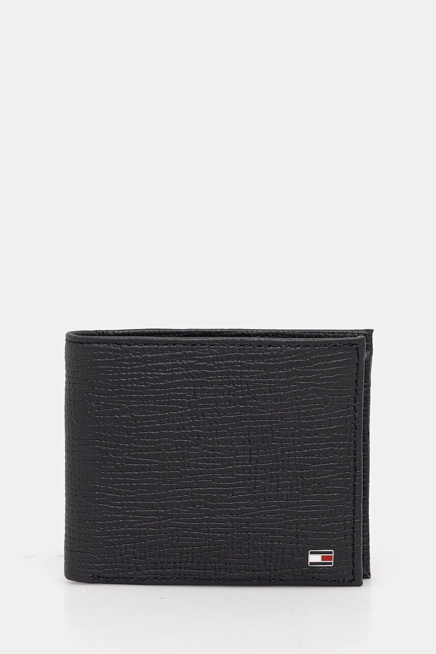 Peňaženka Tommy Hilfiger dámska, tmavomodrá farba, AW0AW17742