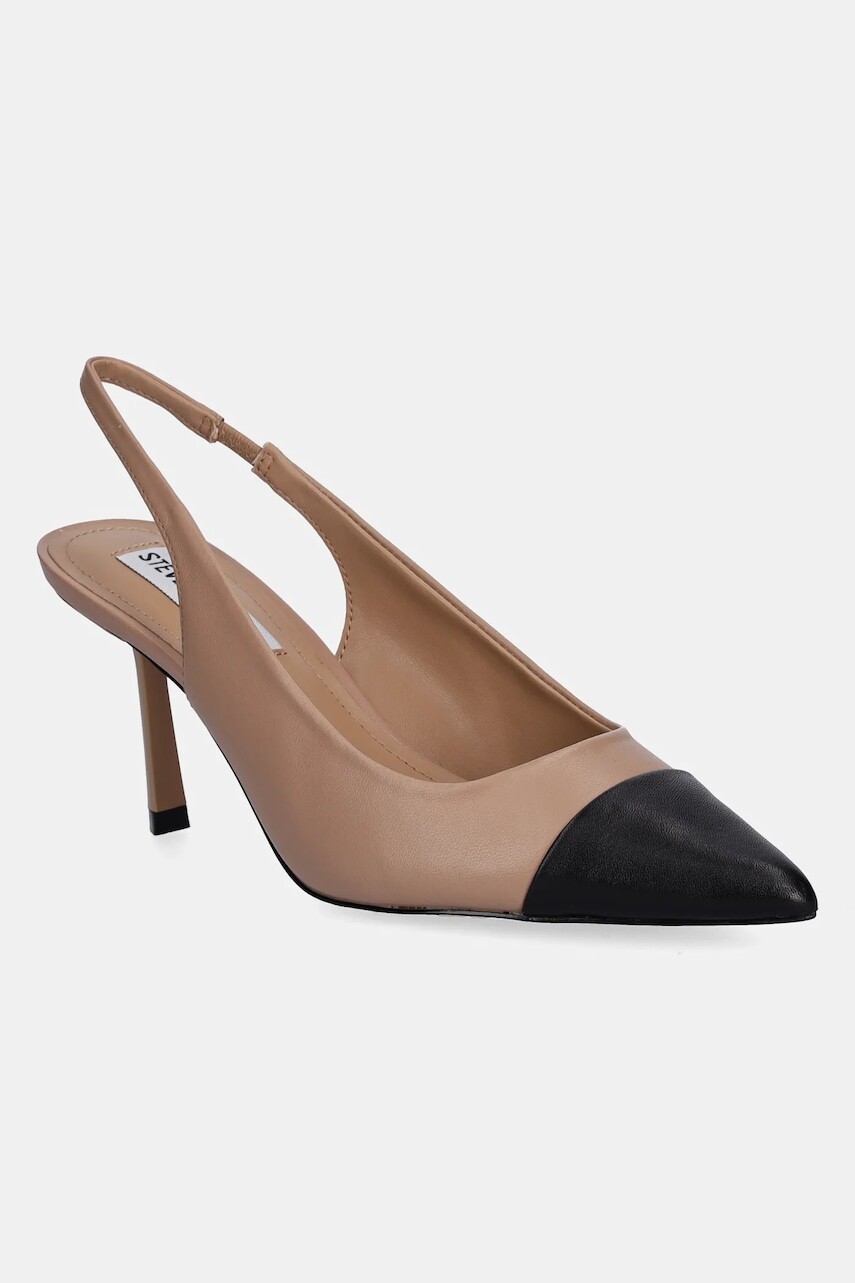 Kožené lodičky Steve Madden Kling béžová farba, 11003001