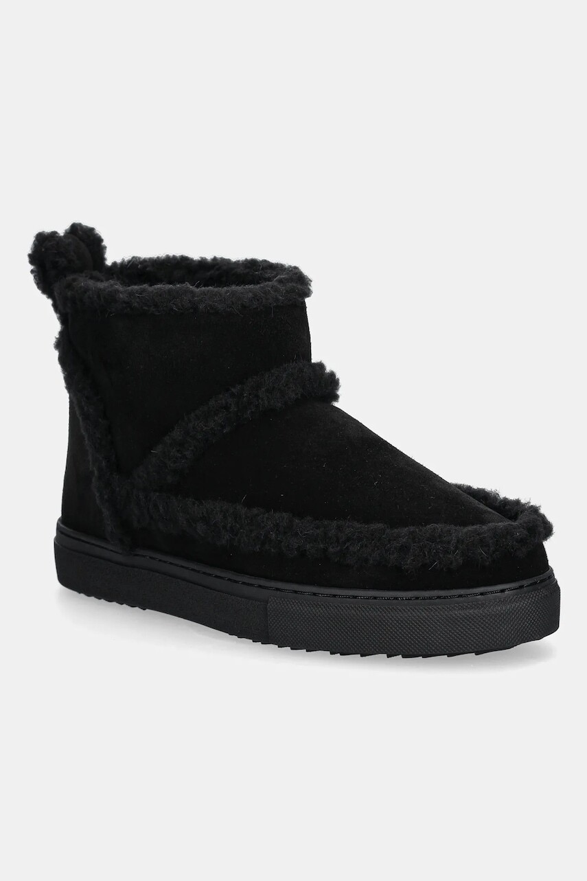 Detské snehule Inuikii CLASSIC SHEARLING čierna farba, 3001.001.0041