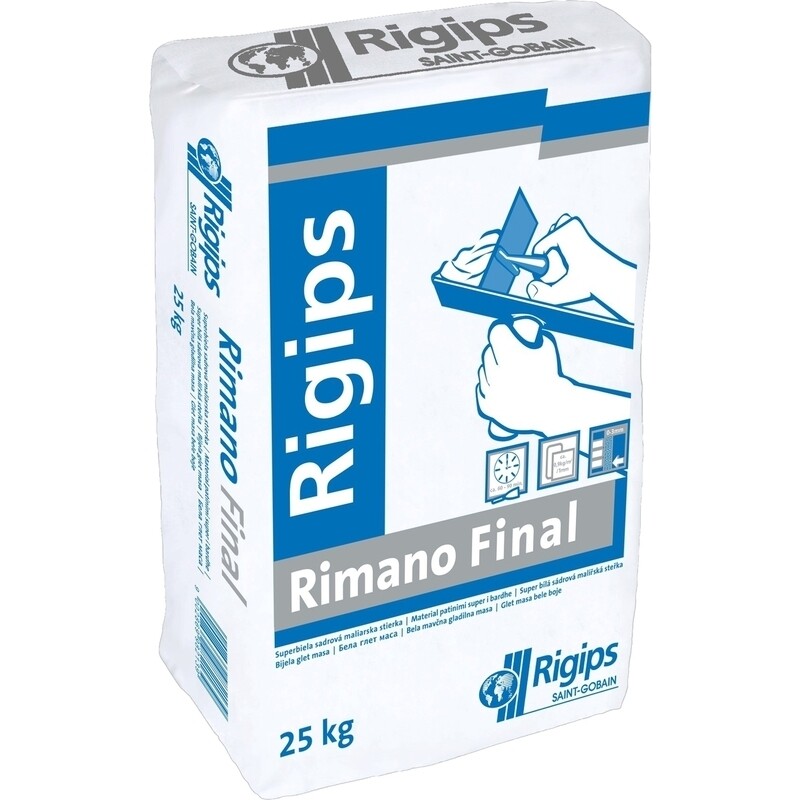 Stierka sadrová Rigips Rimano Final 25 kg