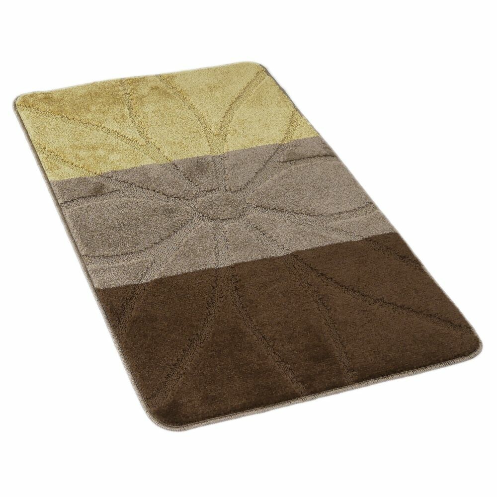 Kvalitex Kúpeľňová predložka Helga hnedá, 60 x 100 cm