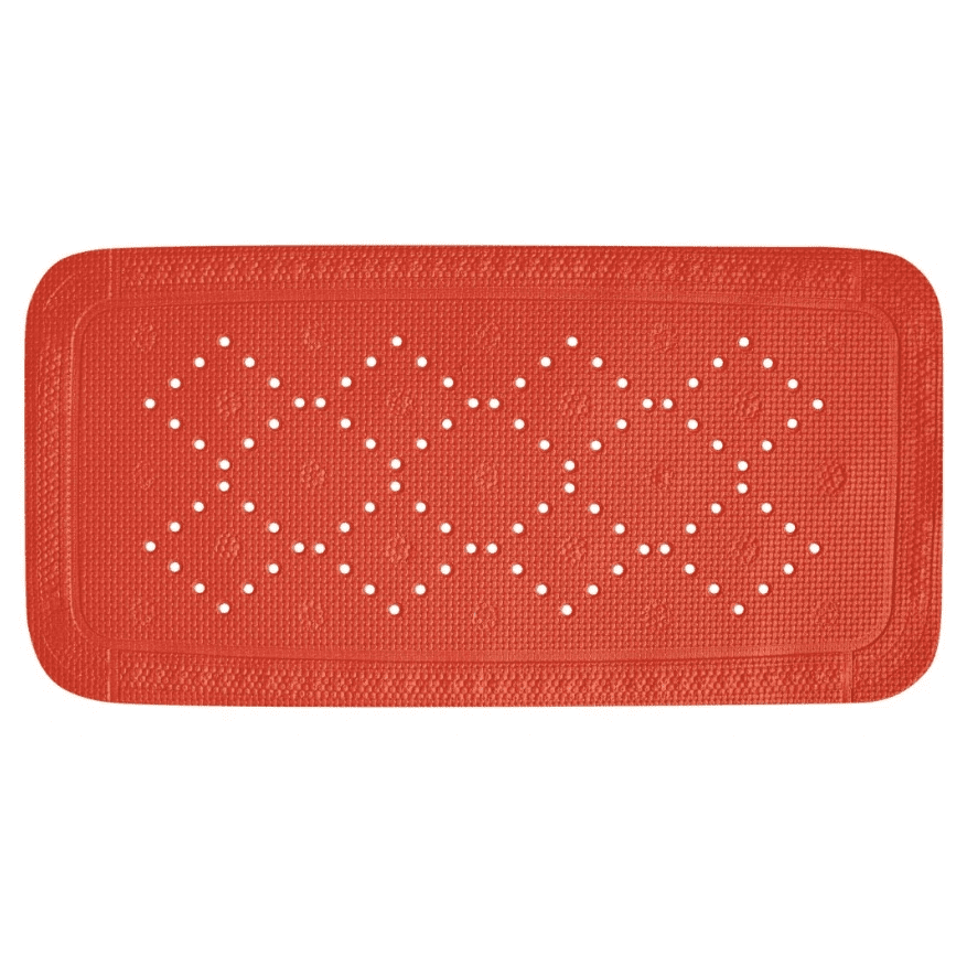 Spirella Protišmyková podložka do vane ALASKA, červená, 71 x 36 cm