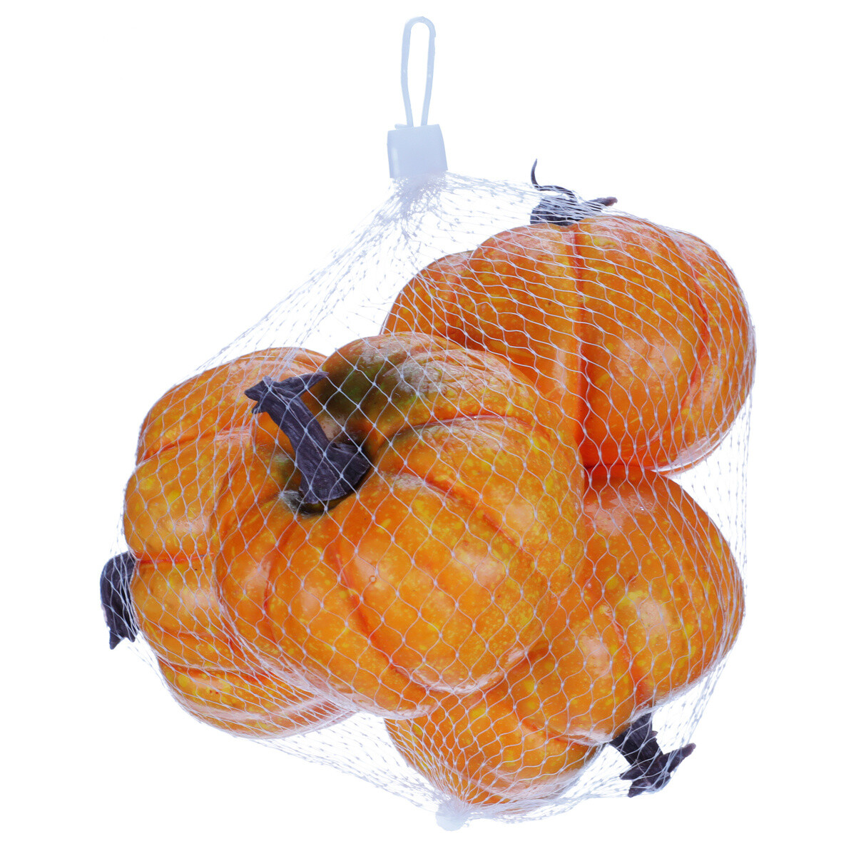 Jesenná dekorácia Sada plastových tekvíc 10 x 7cm, 4 ks