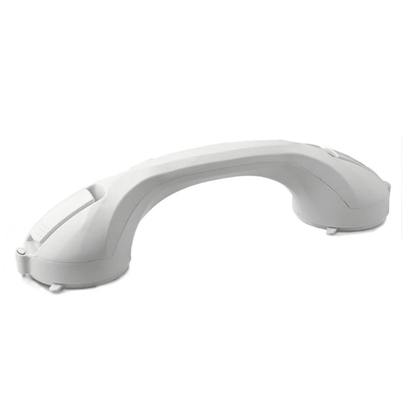 Spirella Držadlo do kúpeľne s prísavkami a indikátorom SAFE, biela, 40 cm