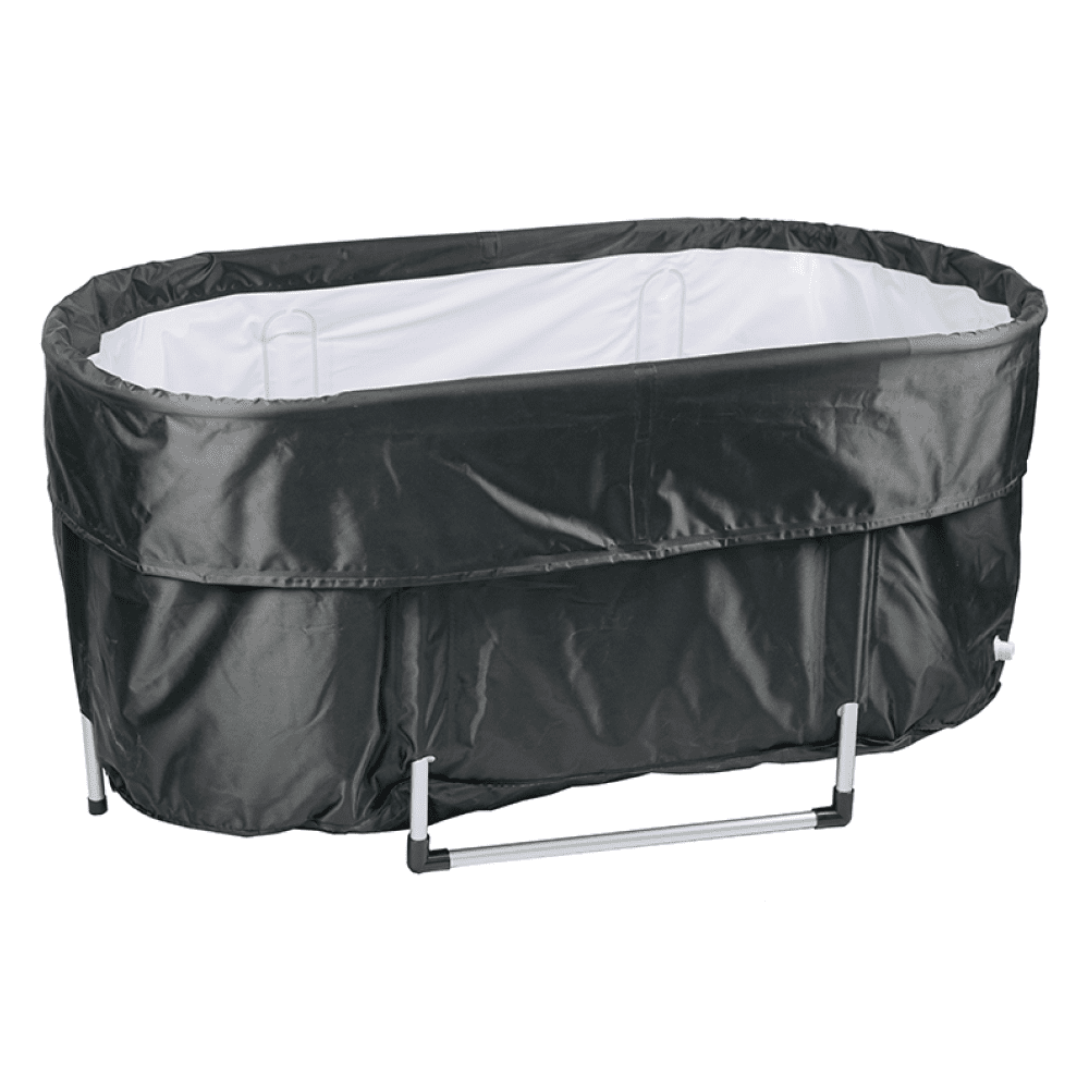 Prenosná skladacia vaňa na otužovanie, čierna, 290 l, HARTO