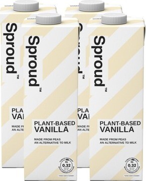 Sproud Vanilkový nápoj 4× 1 l