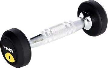 Pogumovaná jednoručná činka HMS HG Pro 1 kg