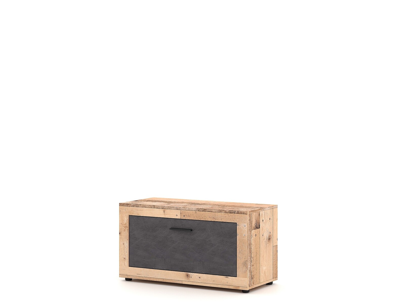 Botník Luna 90 cm dub Matera světlý/šedý