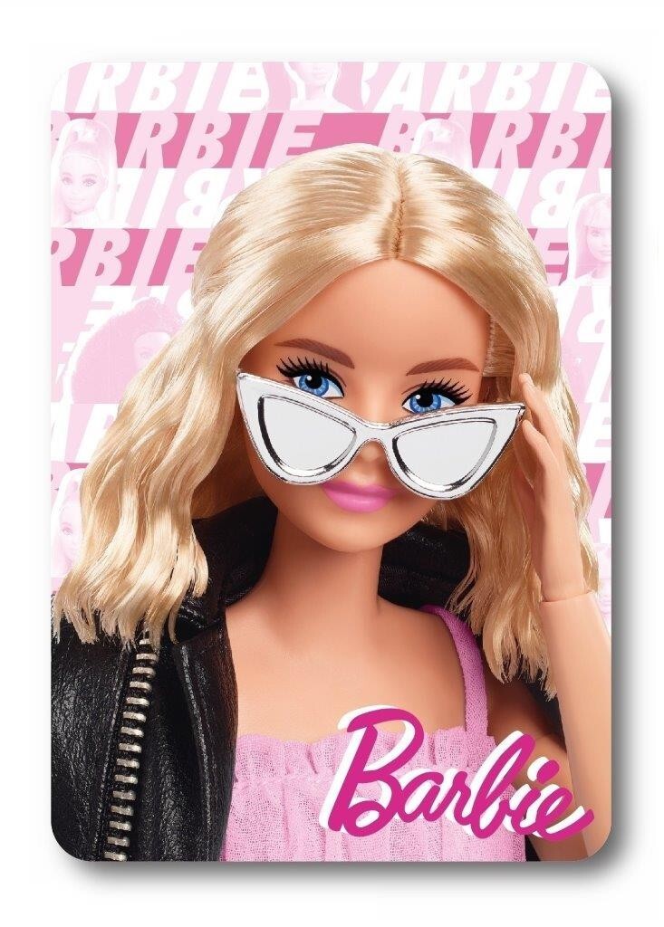 Dětská fleecová deka POLAR BARBIE I 100x140 cm růžová
