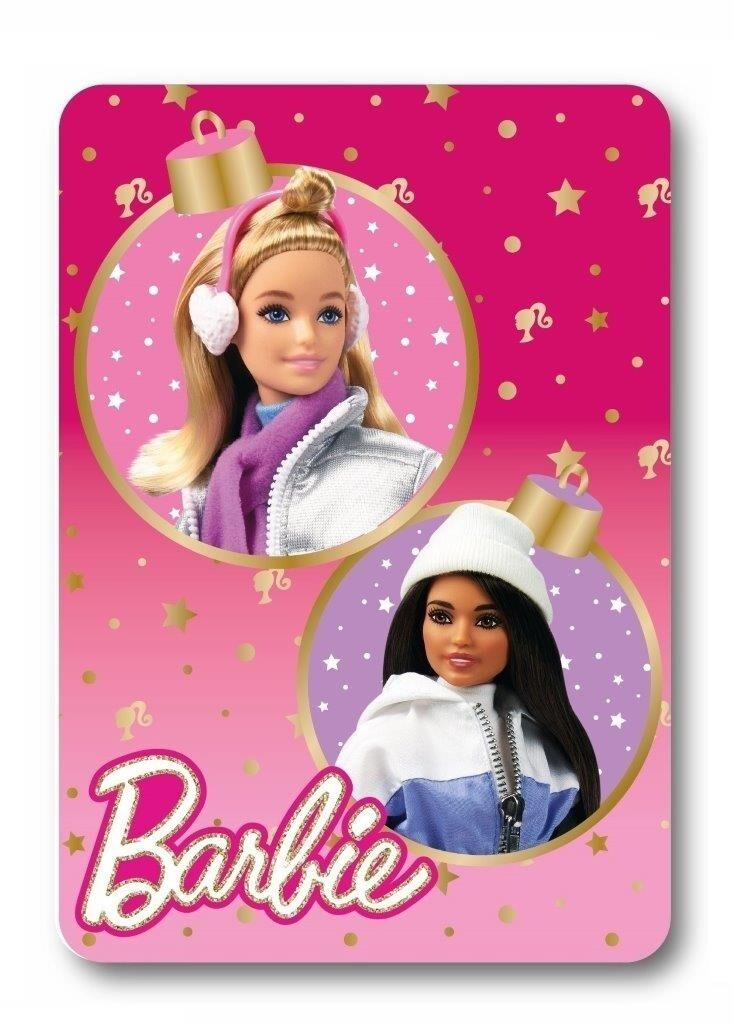 Dětská fleecová deka POLAR BARBIE II 100x140 cm růžová