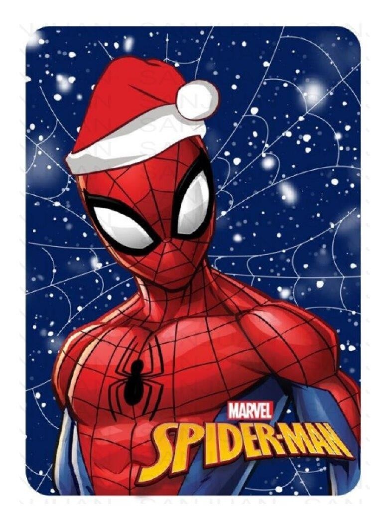 Dětská fleecová deka POLAR SPIDER-MAN I 100x140 cm modrá