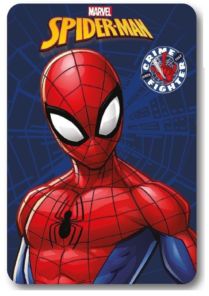 Dětská fleecová deka POLAR SPIDER-MAN II 100x140 cm modrá